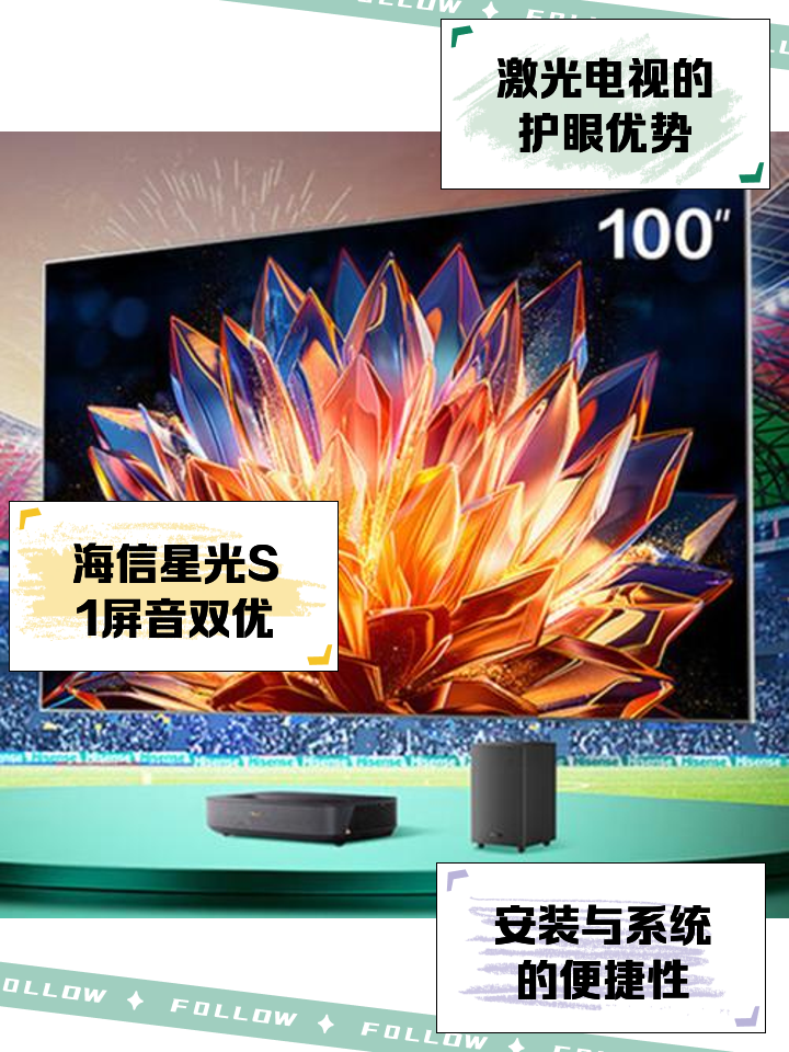 海信激光电视星光S1实现0有害蓝光的简单介绍